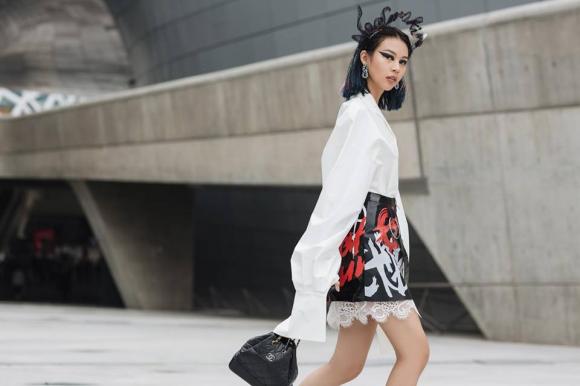 sao việt, phạm hương, hoa hậu phạm hương, phạm hương Seoul Fashion Week, Seoul Fashion Week,thời trang sao