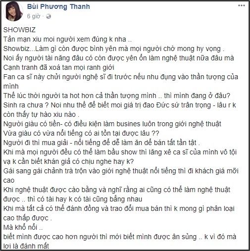 chuyện làng sao,sao Việt,Phương Thanh,showbiz Việt