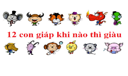 Con giáp may mắn cuối 2017, 12 con giáp, tử vi 12 con giáp