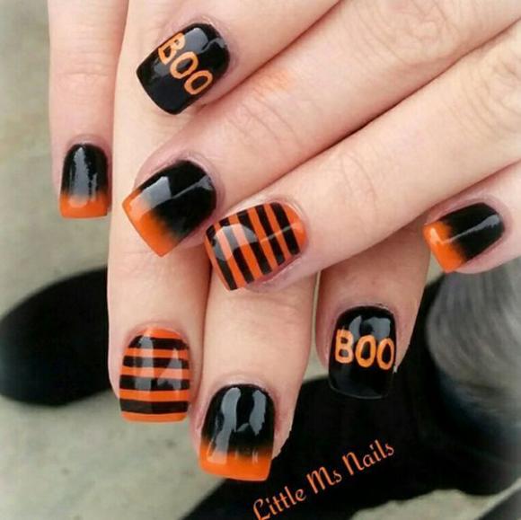 vẽ móng tay, nail đẹp, nail halloween