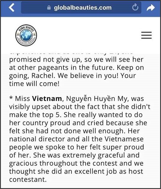 Huyền My,Miss Grand International 2017,Hoa hậu Hòa bình Quốc tế 2017