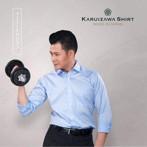Ca sĩ quang dũng,Easy Care,sơ mi Nhật Karuizawa Shirt