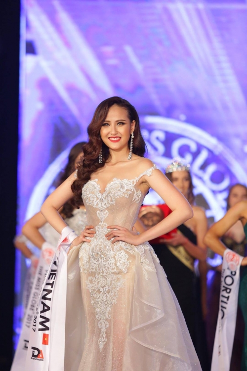 Khánh Ngân, Hoa hậu Khánh Ngân, Miss Globe Beauty Pageant 2017, khánh ngân đăng quang miss globe beauty pageant 2017