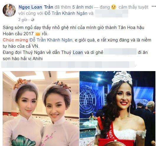 khánh ngân, Hoa hậu Hoàn cầu 2017, Miss Globe