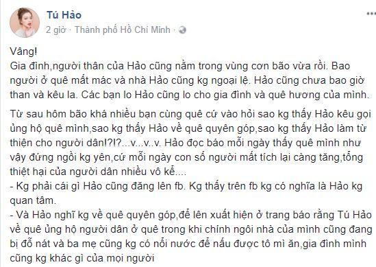 sao việt ủng hộ lũ lụt, thủy tiên, đàm vĩnh hưng, sao làm từ thiện