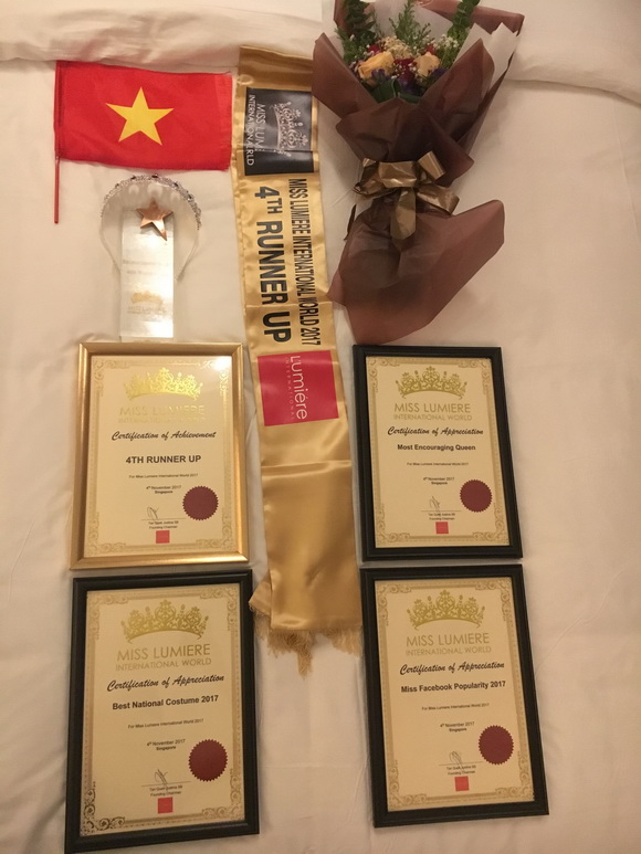 Kiko Chan, sao việt, Miss Lumiere International World 2017