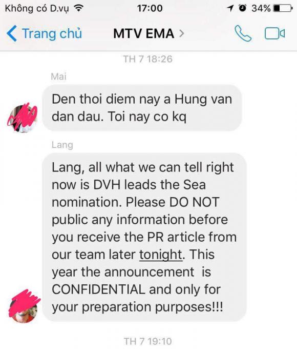 Đàm Vĩnh Hưng,Đàm Vĩnh Hưng trượt giải MTV EMA 2017,MTV EMA