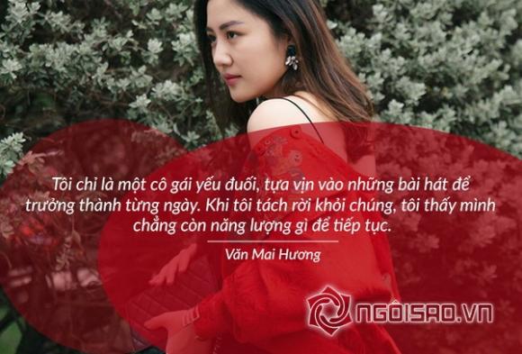 Ca sĩ văn mai hương,văn mai hương chia tay bạn trai,phát ngôn của văn mai hương