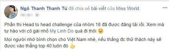 Hoa hậu Thế giới 2017, chung kết Miss World 2017, sao việt ủng hộ Đỗ Mỹ Linh