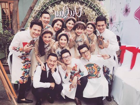 sao việt, phù dâu, phù rể, đám cưới sao