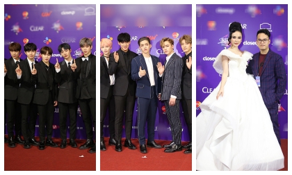 MAMA 2017: Seventeen, WANNA ONE 'đốt cháy' thảm đỏ, Angela Phương Trinh diện đầm 'nặng nề' giữa trời nóng bức