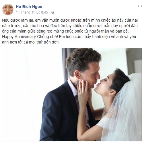 Hồ Bích Ngọc, ca sĩ Hồ Bích Ngọc, Hồ Bích Ngọc và chồng tây