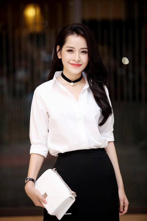 áo sơ mi trắng, mix đồ với sơ mi trắng, sao việt diện áo sơ mi trắng
