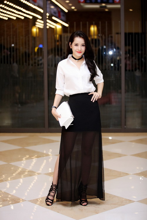 áo sơ mi trắng, mix đồ với sơ mi trắng, sao việt diện áo sơ mi trắng