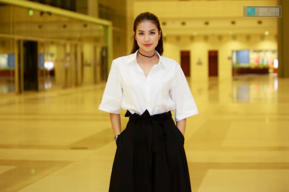 áo sơ mi trắng, mix đồ với sơ mi trắng, sao việt diện áo sơ mi trắng