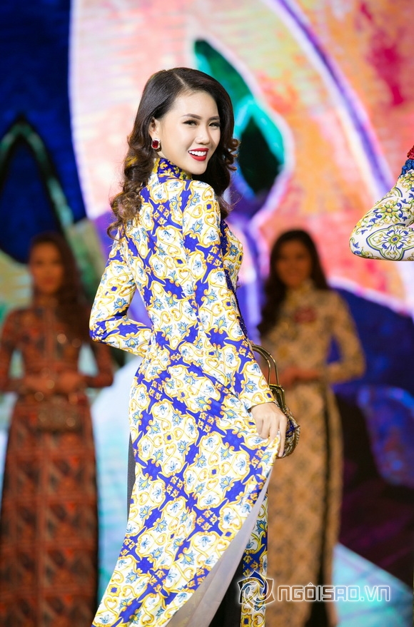 Miss Áo dài Việt Nam World 2017,hoa hậu áo dài,quỳnh hoa đăng quang hoa hậu