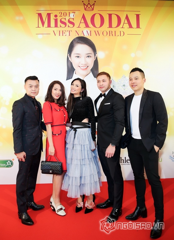 Miss Áo dài Việt Nam World 2017,sao việt,thảm đỏ hoa hậu áo dài