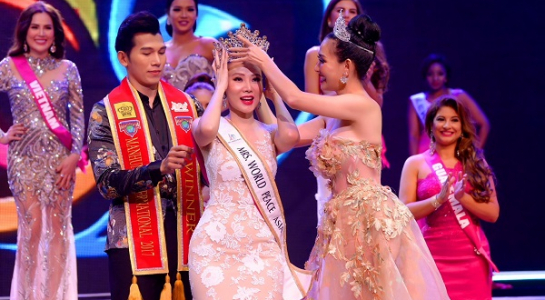 Hoa hậu, Á hậu Việt, Hoa hậu Mrs Supermodel, Hoa Hậu Quý Bà Hòa Bình Thế Giới 2017