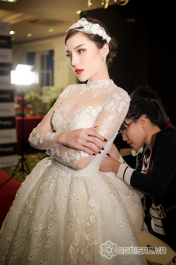 Hoa hậu kỳ duyên,hoa hậu việt nam 2014,kỳ duyên diện váy cưới