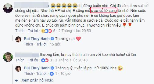 Thúy Hanh, cựu người mẫu Thúy Hạnh, Thúy Hạnh bị u xơ tử cung