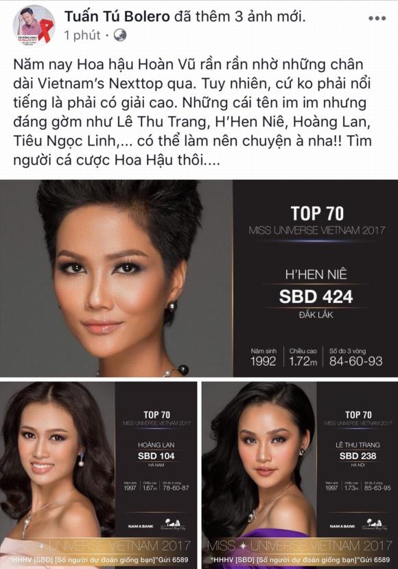 Hoa hậu Hoàn vũ Việt Nam 2017, sao Việt, chung kết Hoa hậu Hoàn vũ Việt Nam 2017
