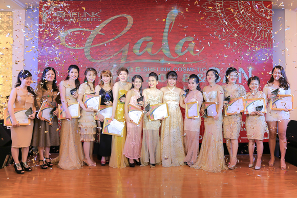 Gala Shelink Cosmetics & bạn, mỹ phẩm Shelink, Đêm Gala Dinner Shelink