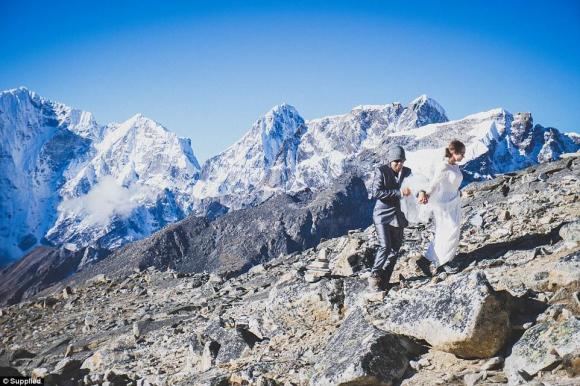 đỉnh Everest, đám cưới trên đỉnh Everest, đám cưới đặc biệt