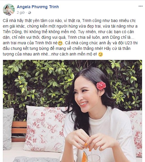 Bùi Tiến Dũng, Angela Phương Trinh, sao Việt