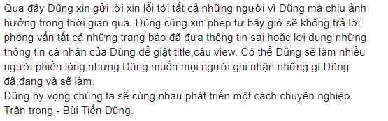 tiến dũng, chị tiến dũng, quản lý của tiến dũng 