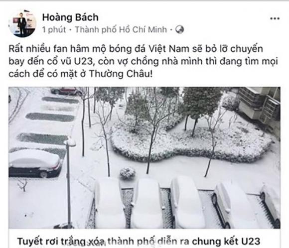 u23 việt nam, sao việt cổ vũ u23, chung kết u23