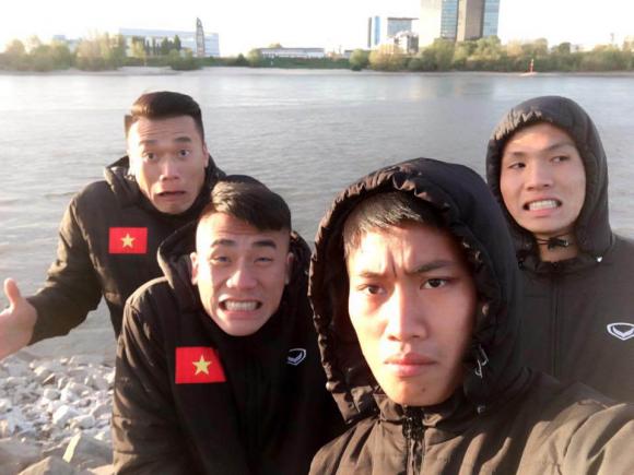 U23 Việt Nam,U23 châu Á,hình ảnh hài hước của U23 Việt Nam