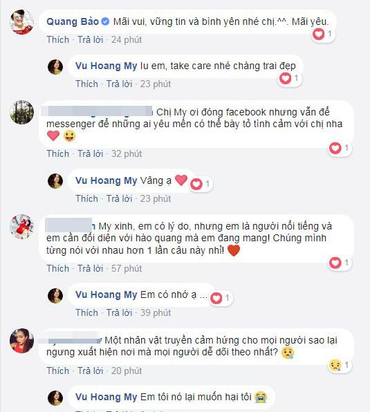 Vũ Hoàng My, á hậu Vũ Hoàng My, Vũ Hoàng My đóng facebook