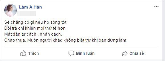 Lâm Á Hân, Lâm Á Hân và chồng, chồng Lâm Á Hân ngoại tình