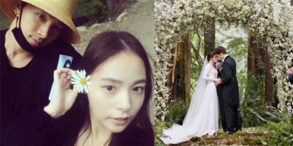 taeyang (Big Bang),Taeyang và Min Hyo Rin, ảnh cưới của taeyang và min hyo rin
