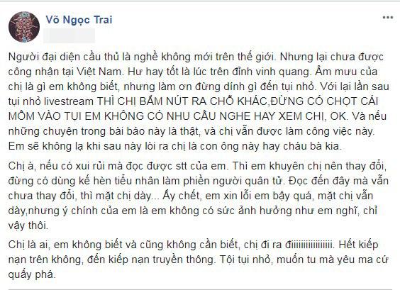 Bùi Tiến Dũng, quản lý Bùi Tiến Dũng, ca sĩ ngọc trai, võ ngọc trai
