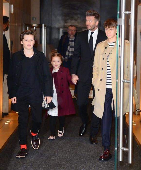 Harper Seven Beckham,con gái David Beckham,Tuần lễ thời trang New York