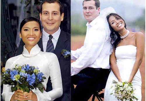 mỹ nhân Việt,sao Việt lấy chồng Tây,Thu Minh,Hà Anh,Đoan Trang