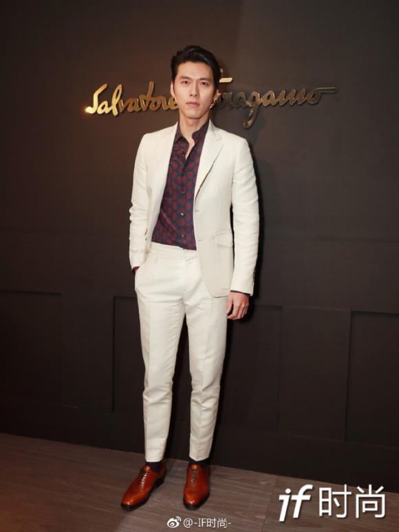 diễn viên Hyun Bin, hyun bin điển trai ngời ngời, tuần lễ thời trang milan