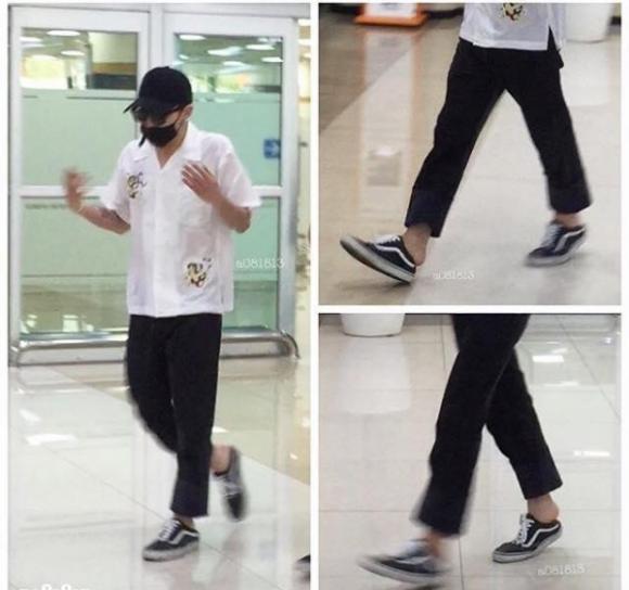 G-Dragon, G-Dragon thời trang, G-Dragon đi giày giẫm gót