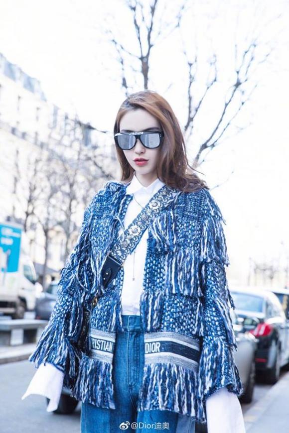 Diễn viên Angelababy, angelababy thần thái sang chảnh, tuần lễ thời trang paris 2018