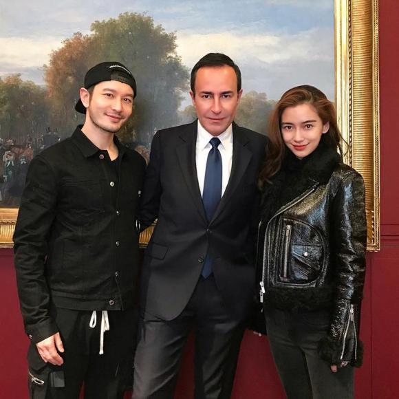Diễn viên Angelababy, angelababy thần thái sang chảnh, tuần lễ thời trang paris 2018