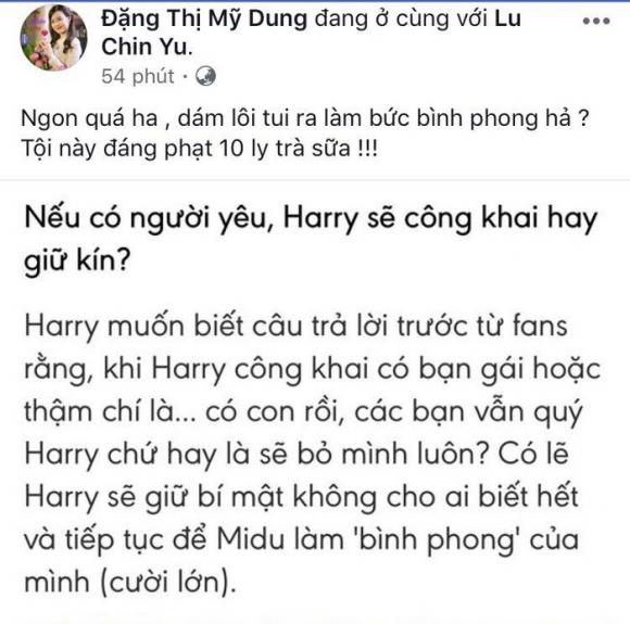 Harry Lu,Midu,sao Việt