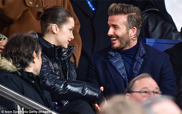 Bella Hadid, David Beckham, Victoria Beckham