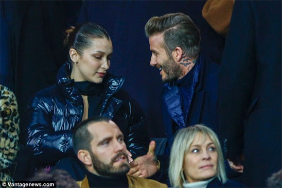Bella Hadid, David Beckham, Victoria Beckham
