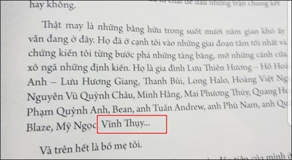 Hoàng Thuỳ Linh, tự truyện Hoàng Thuỳ Linh, Hoàng Thuỳ Linh và Vĩnh Thụy