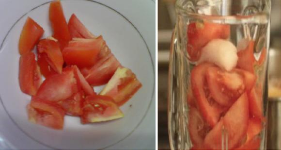 giảm cân, làm đẹp, cà chua và tỏi