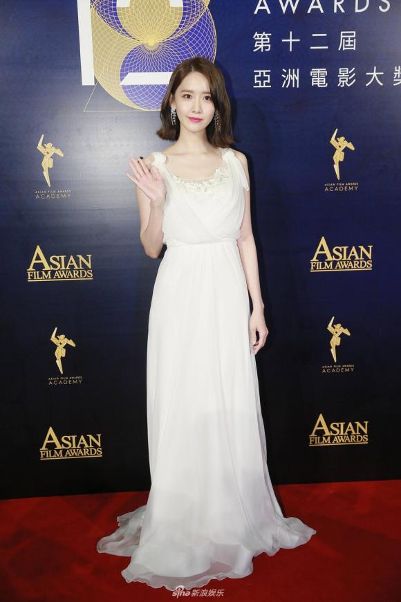 Asian Film Awards,thảm đỏ Asian Film Awards,yoona xinh tươi,tiên nữ giáng trần