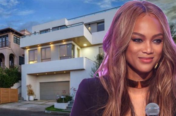 siêu mẫu Tyra Banks,nhà của Tyra Banks, tyra banks mua biệt thự, biệt thự hạng sang