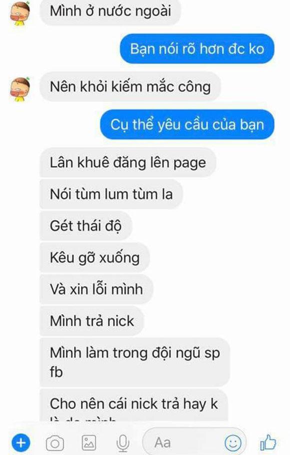 Lan Khuê, Lan Khuê đóng facebook, sao Việt