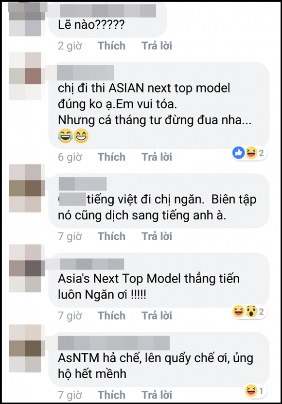 Siêu mẫu minh tú,người mẫu cao ngân, Asia's Next Top Model 2018